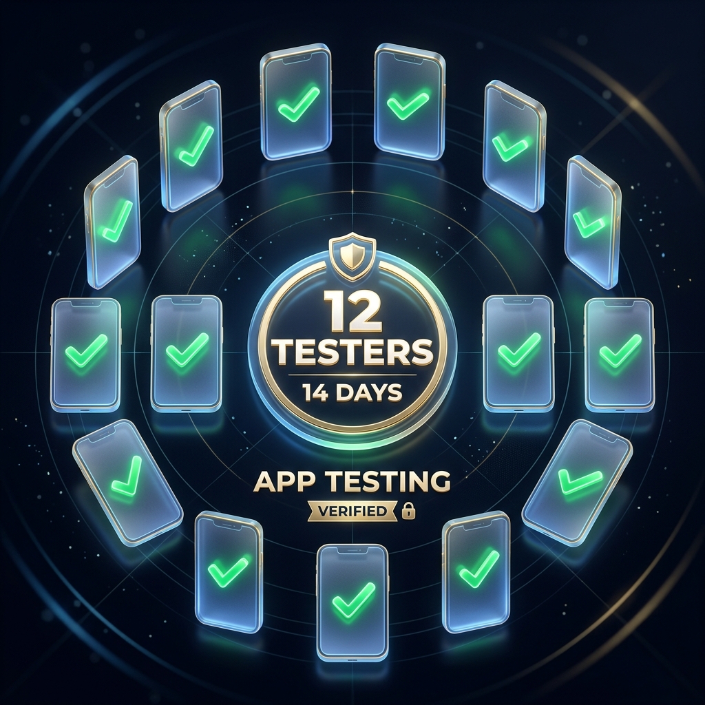 12 Testers 14 Days Closed Testing Service